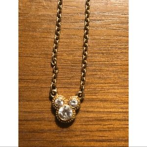 Disney Mickey Mouse Logo Rhinestone Necklace